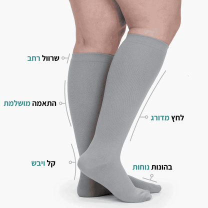 גרביי לחץ מתקדמות להקלה בכאבים